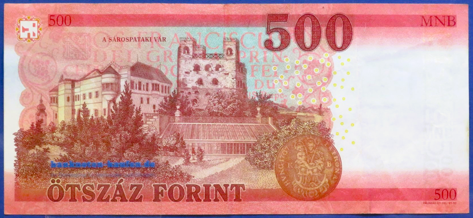 Ungarn, 500 Forint, 2018, gebraucht (USED / VF), P-202