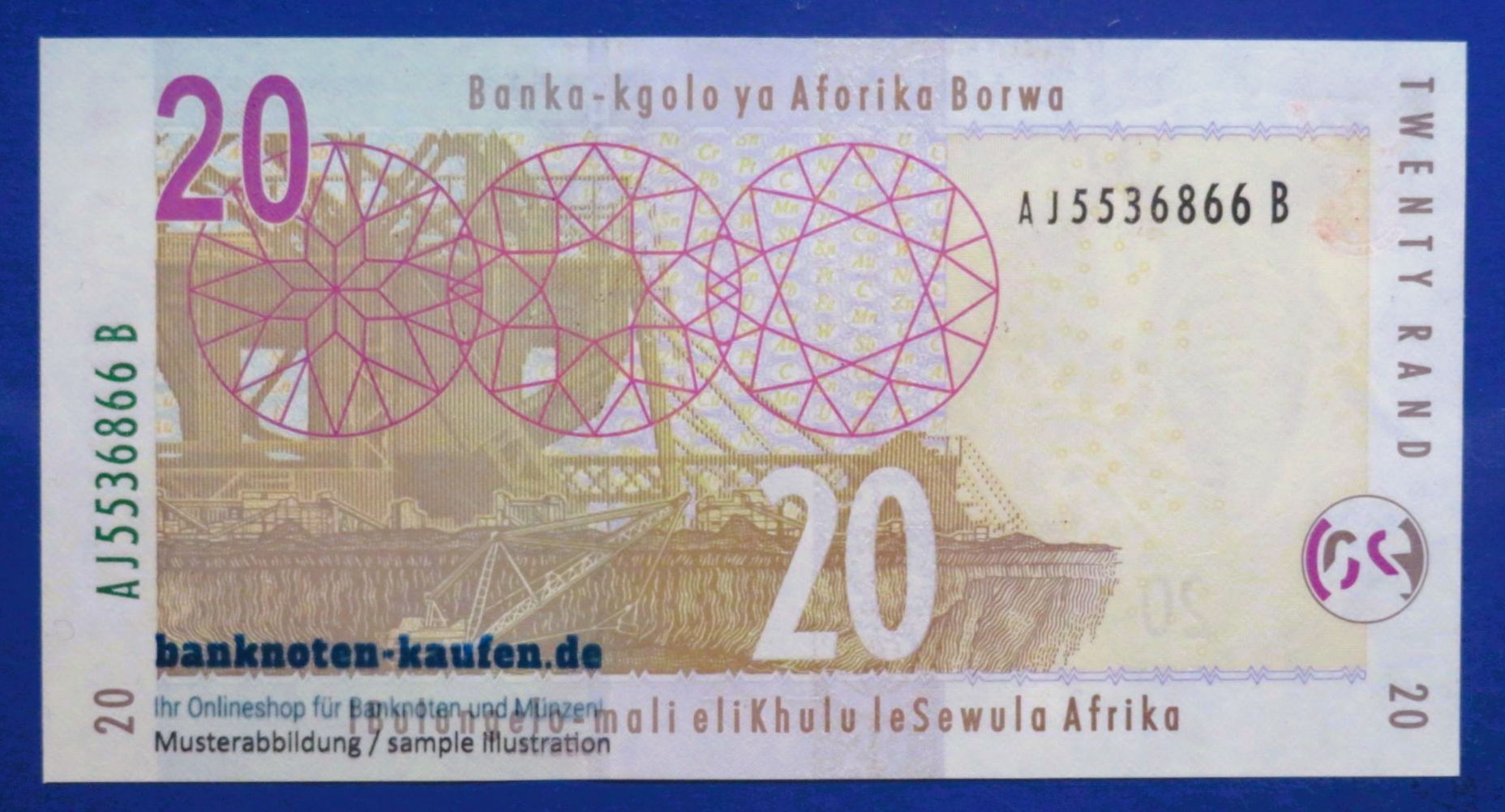 South Africa, 20 Rand, 2009ND, uncirculated (UNC), P-129b