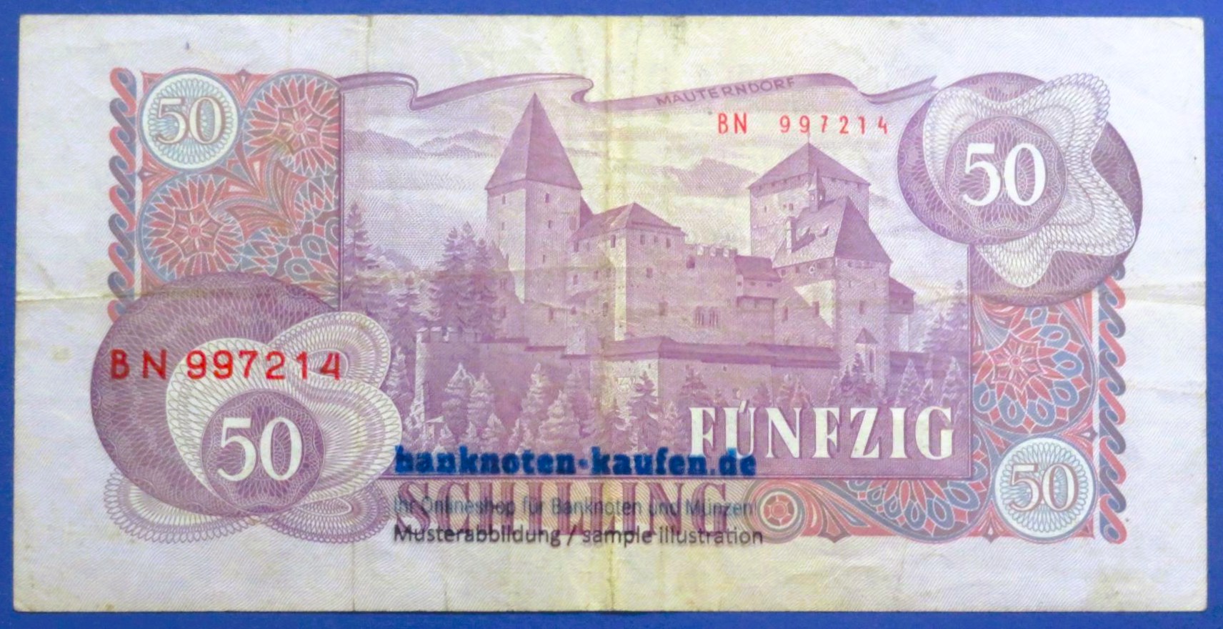 Austria, 50 Schilling, 1962, circulated (USED / VF), P-137