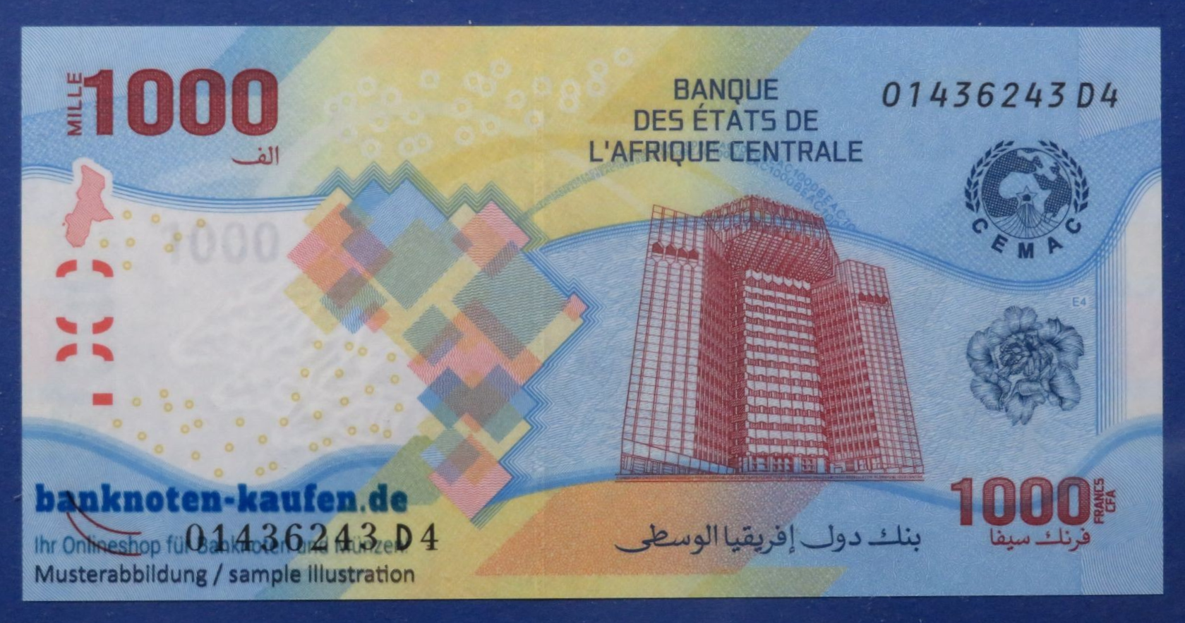 Central African States - 1,000 Francs, 2020, uncirculated (UNC)