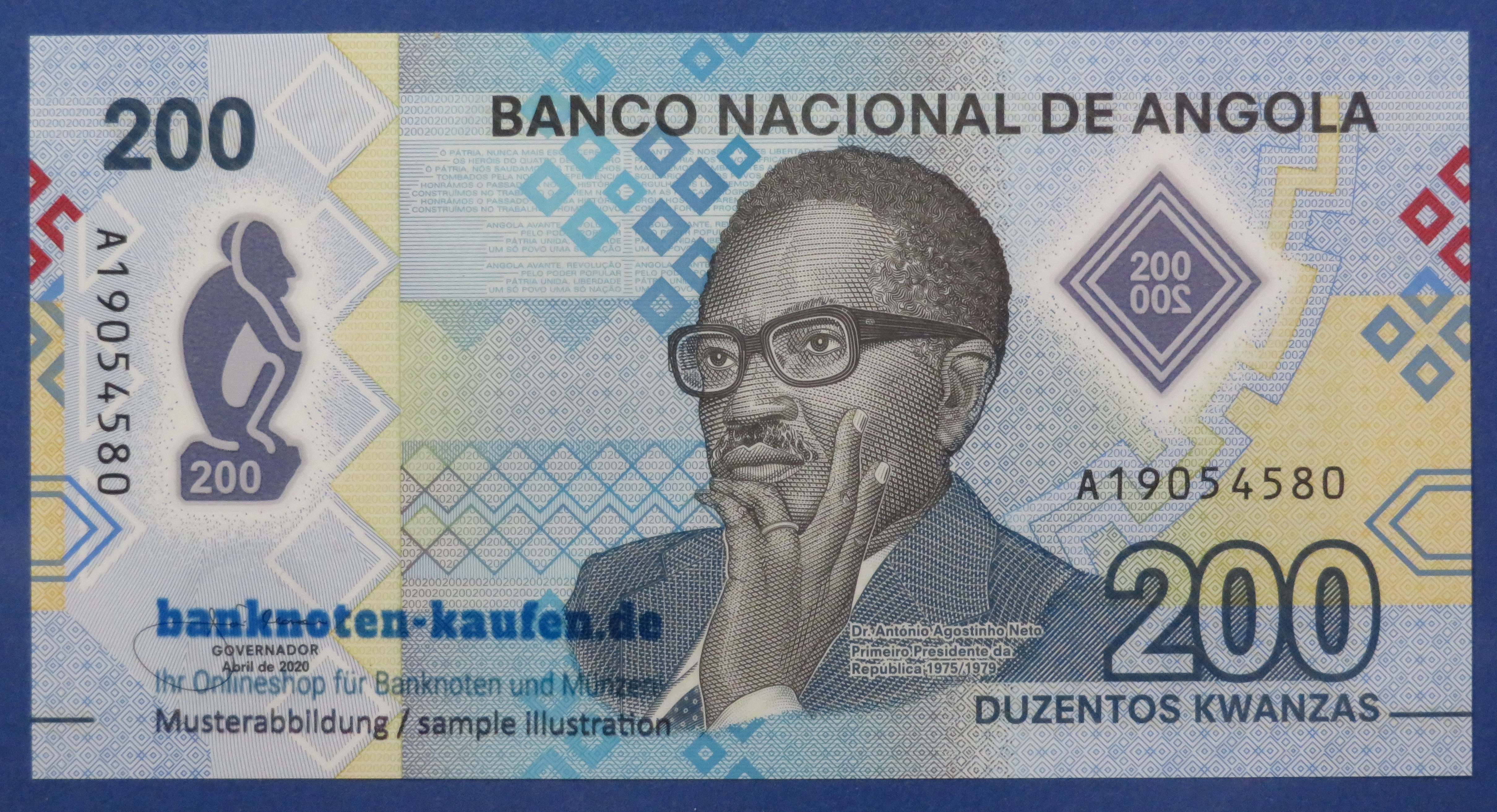 Angola, 200 Kwanzas, 2020, uncirculated (UNC), Polymer