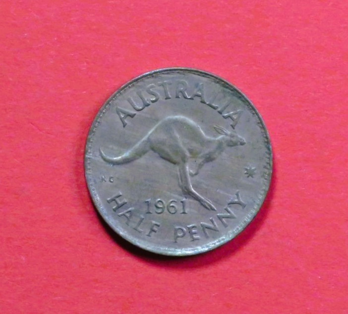 Australia, 1/2 Penny, 1959-1964, circulated (USED / vf), Elizabeth II.