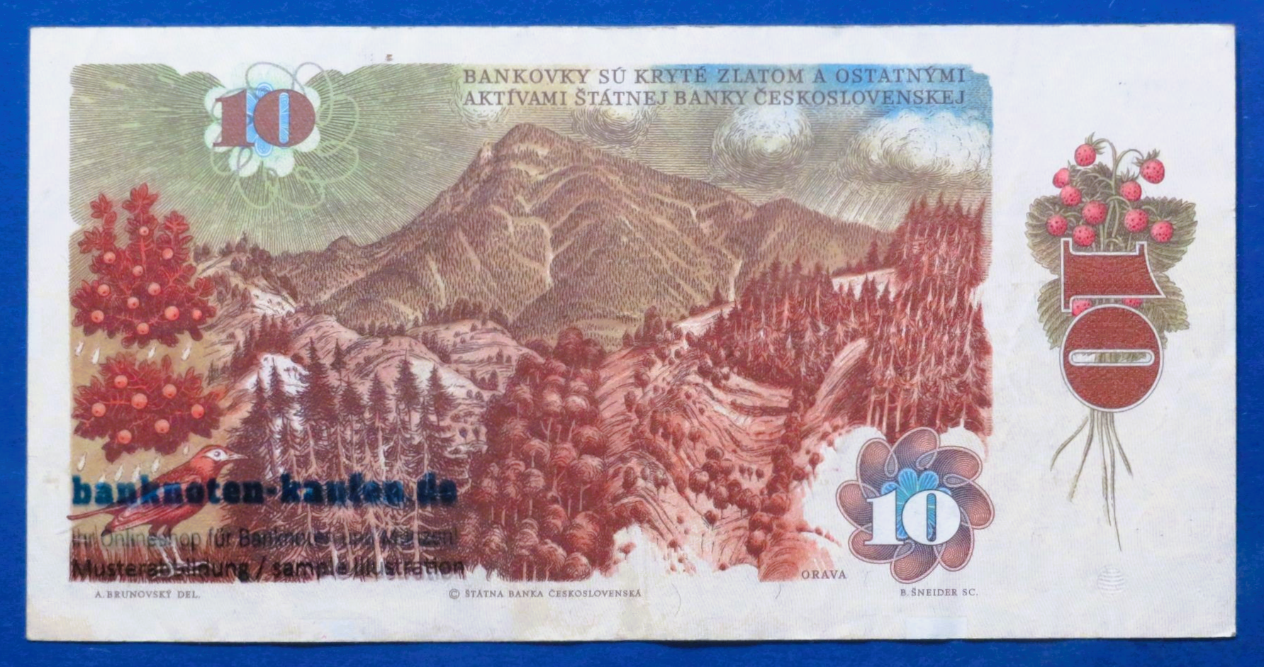Czechoslovakia, 10 Korun, 1986,  circulated (USED / VF), P-94a