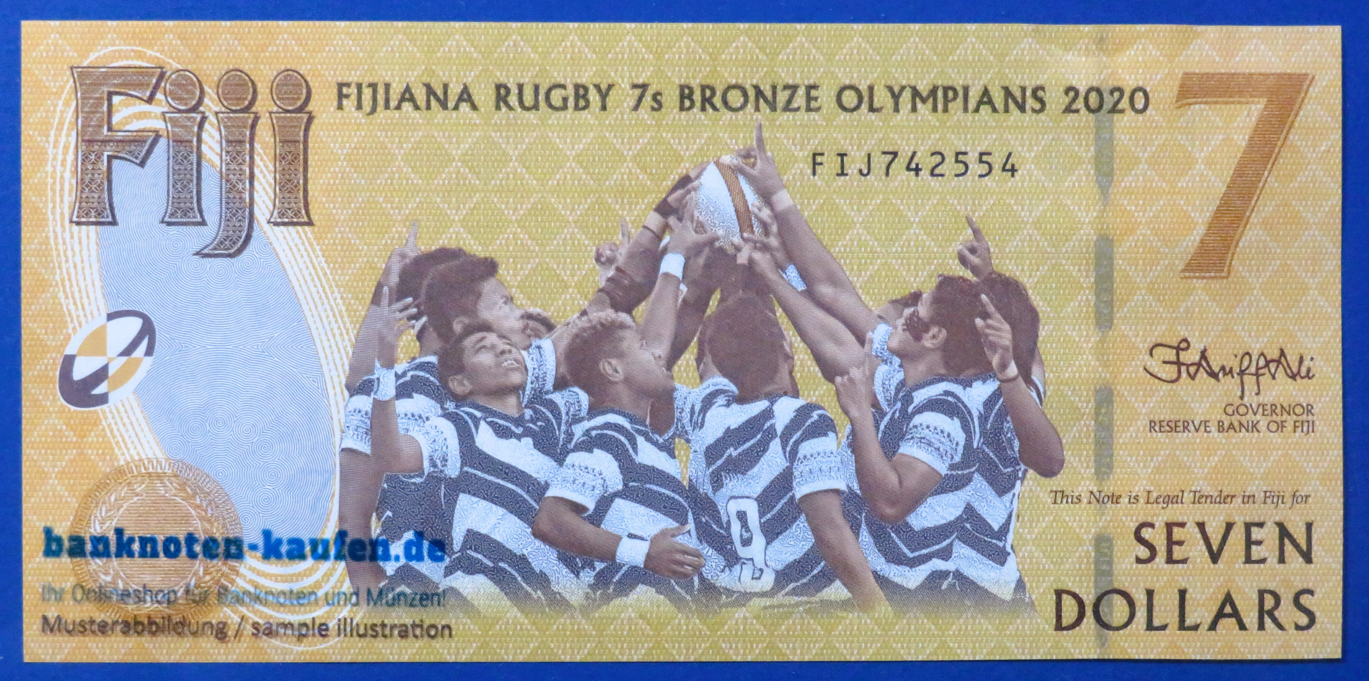 Fiji, 7 Dollars, 2020, uncirculated (UNC), Commemorative issue