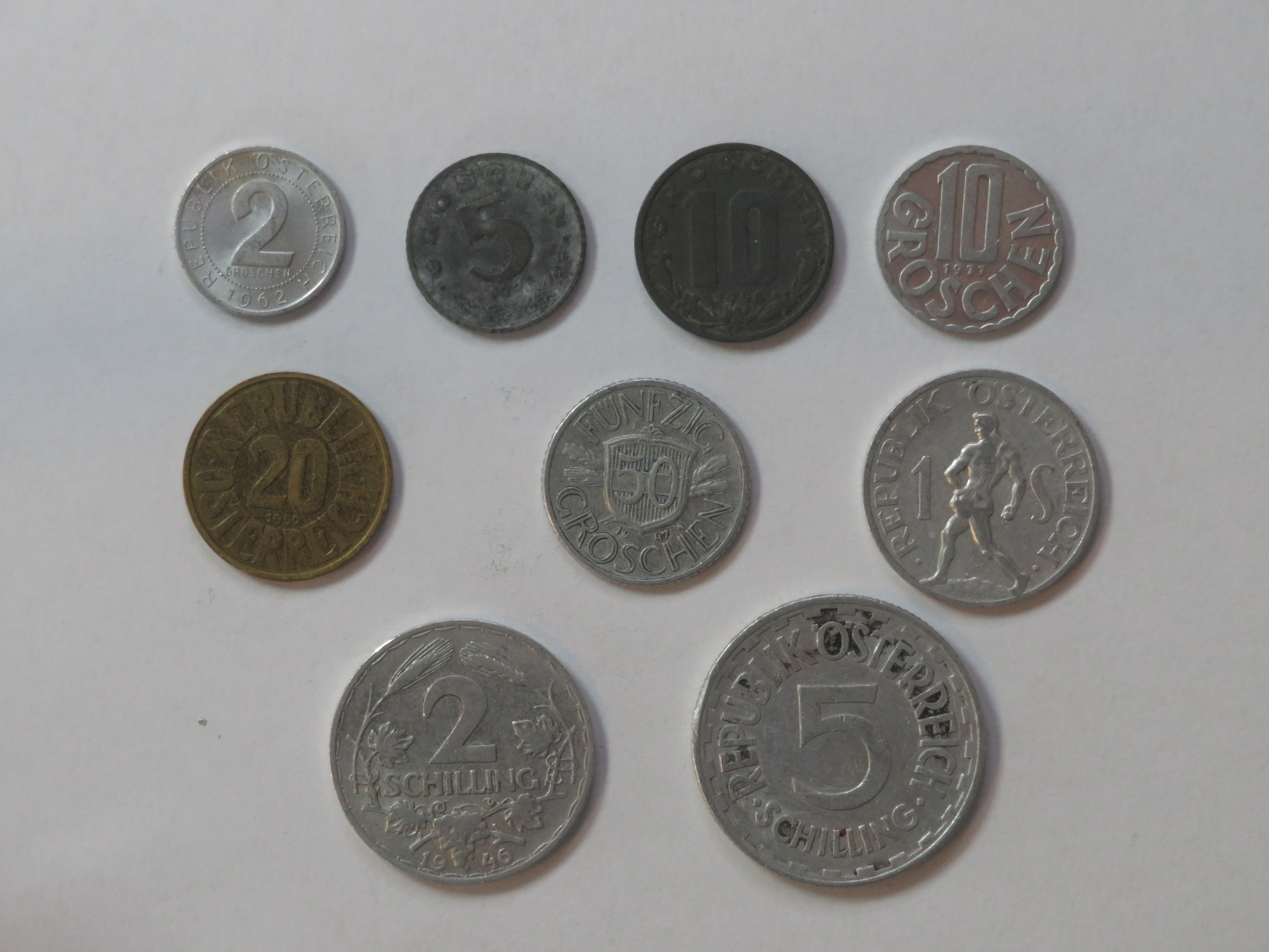 Colombia - Coin Set 1974-1981 - USED