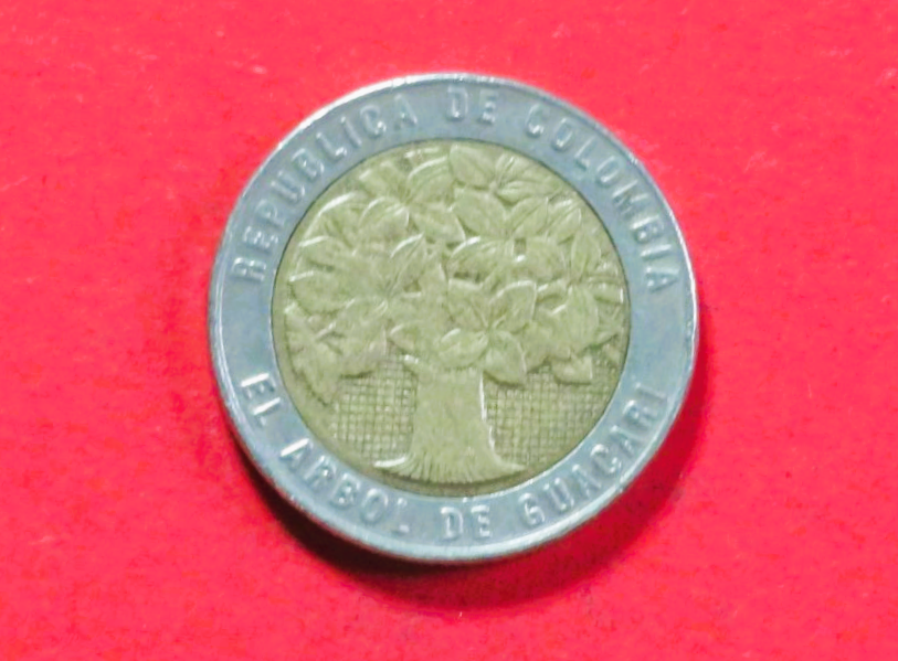Kolumbien:  500 Pesos, 2007-2012, gebraucht (used / ss), # 114a