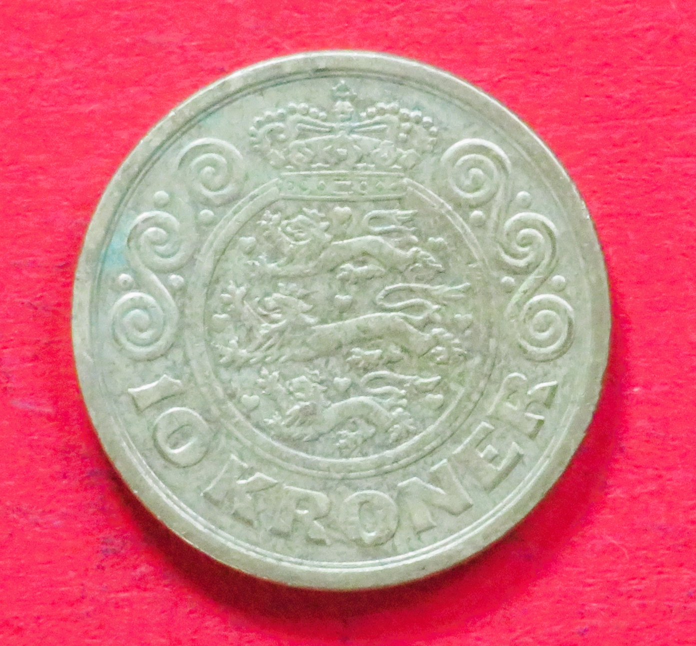 Dänemark:  10 Kroner, 2001-2002, gebraucht (used / ss+), # 106