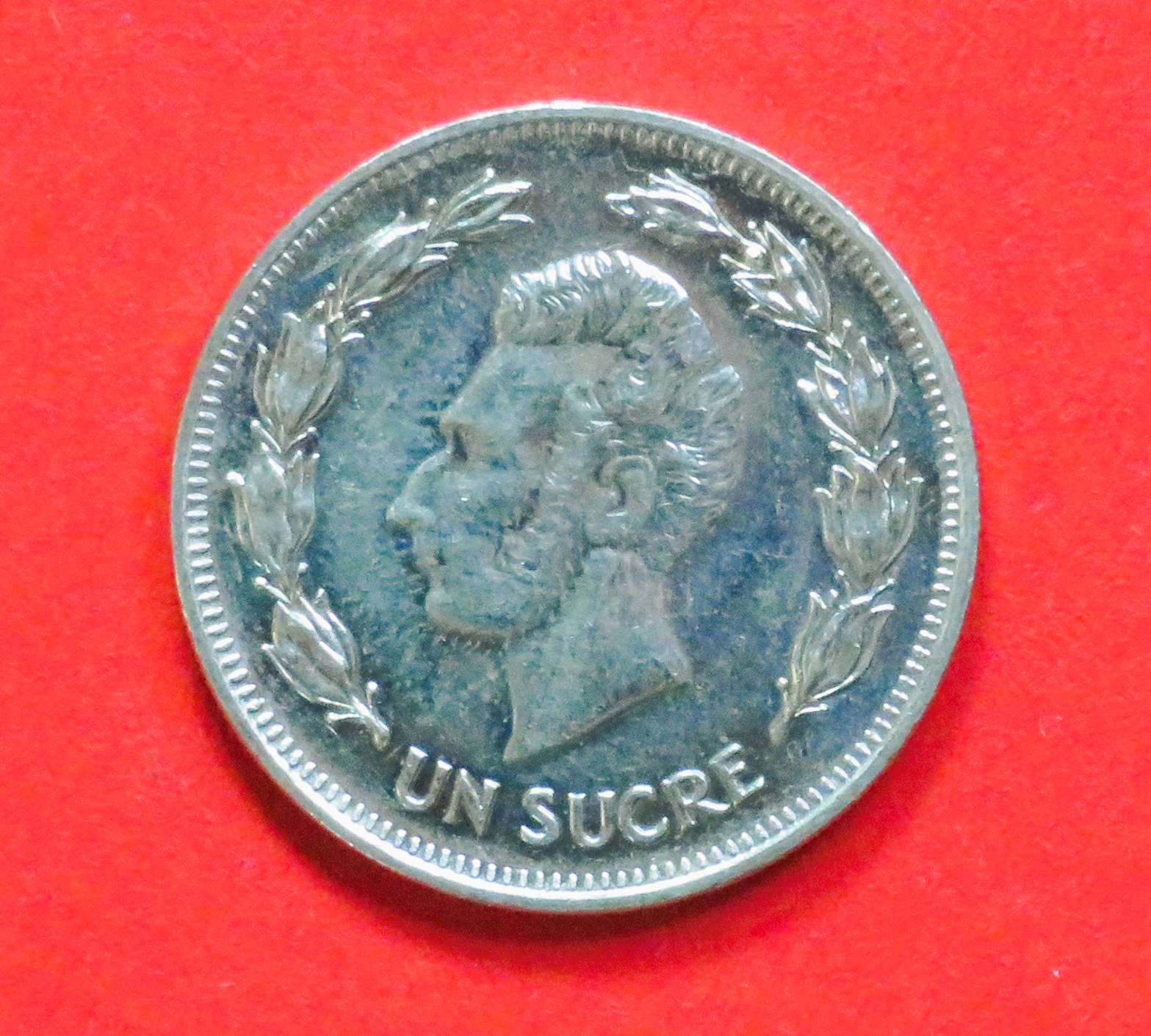 Ecuador: 1 Sucre, 1986, circulated (used / xf), # 80a