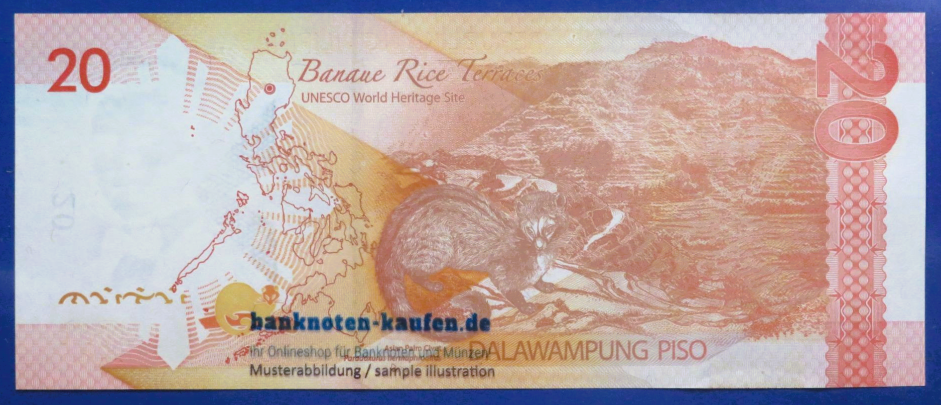 Philippinen, 20 Piso, 2022, kassenfrisch (UNC), P-206d