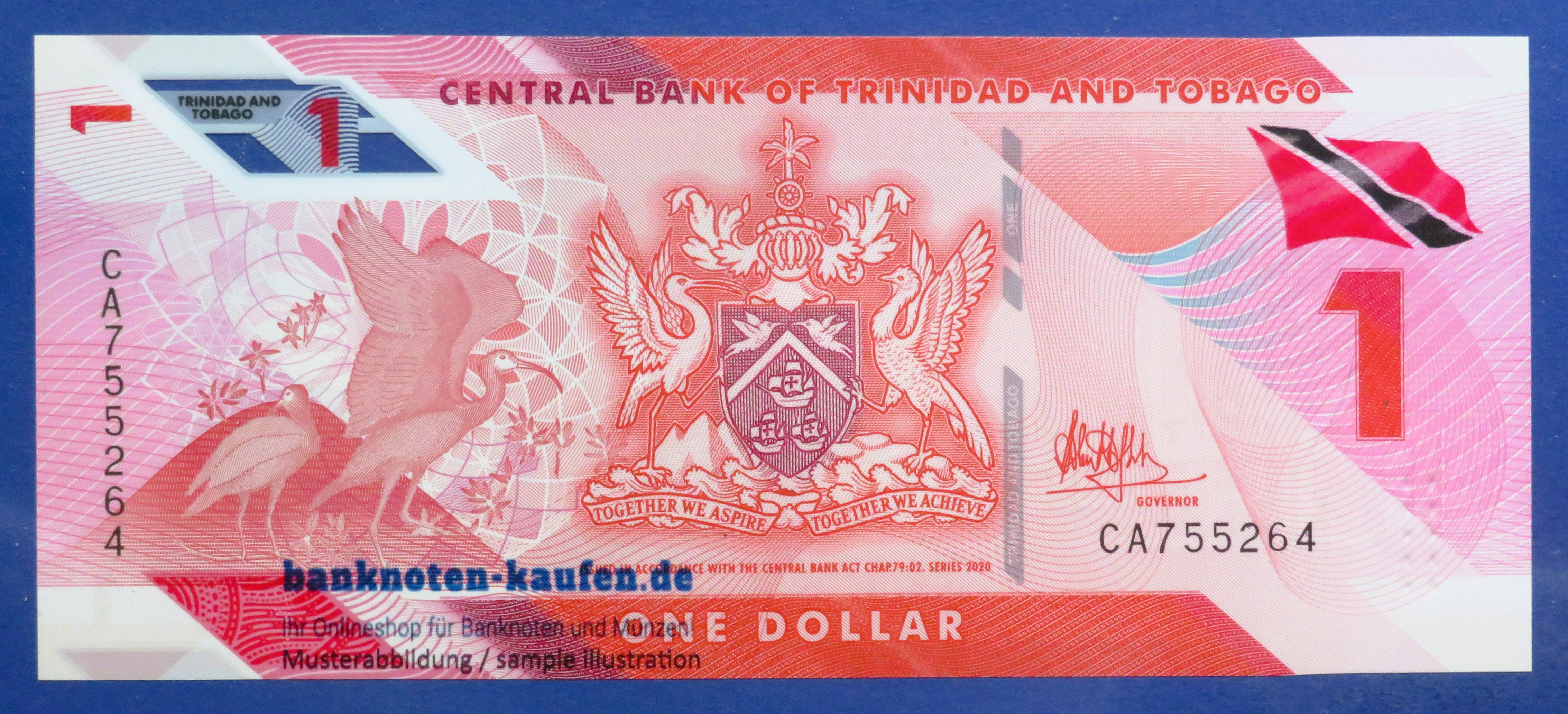 Trinidad and Tobago, 1 Dollar, 2020, uncirculated (UNC), Polymer, P-60