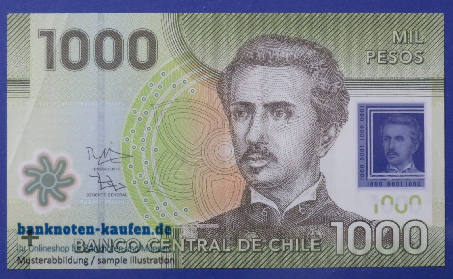Chile - 1,000 Pesos, 2015, circulated (USED / VF+), Polymer, P-161