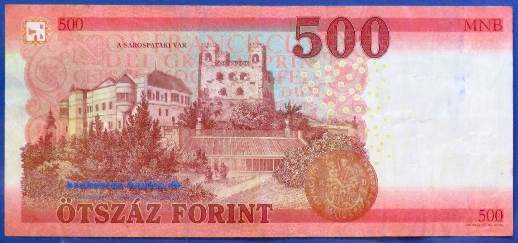 Ungarn, 500 Forint, 2018, gebraucht (USED / VF), P-202