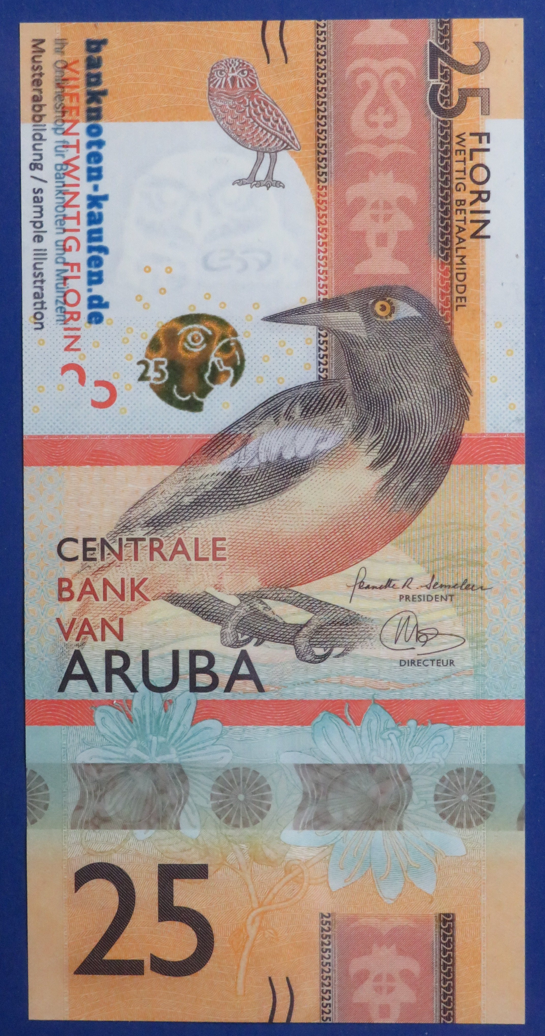 Aruba, 25 Florin, 2019, uncirculated (UNC)