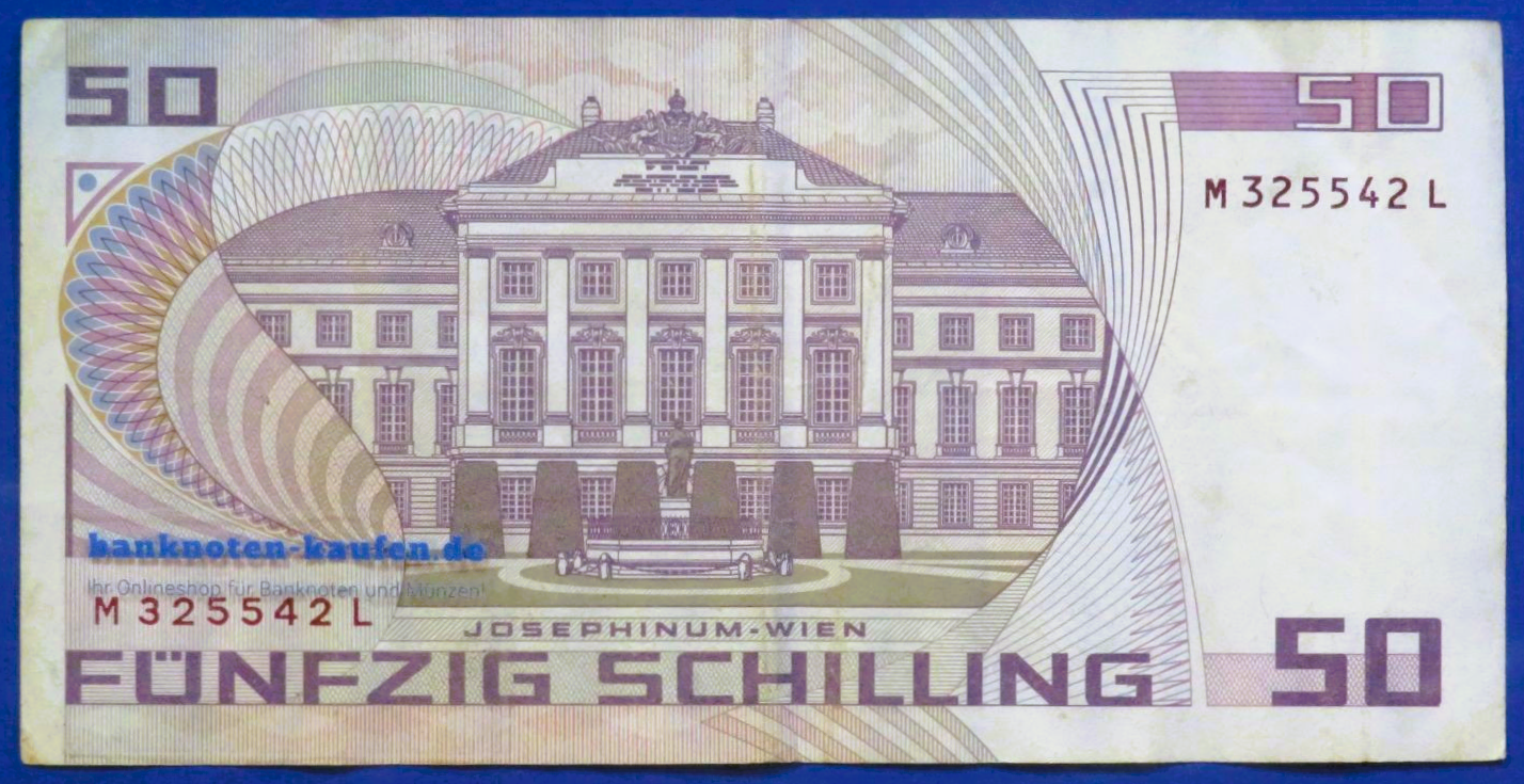 Austria, 50 Schilling, 1986, circulated (USED / VF), P-149