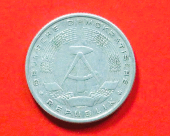 DDR: 2 Deutsche Mark, 1957, gebraucht (used / ss), # 14