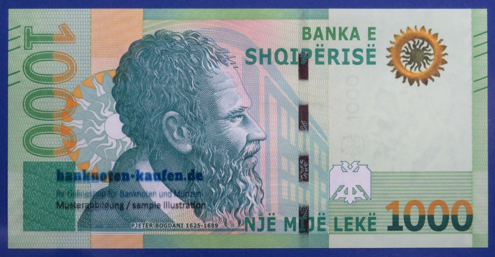 Albania, 1,000 Leke, 2019, uncirculated (UNC)