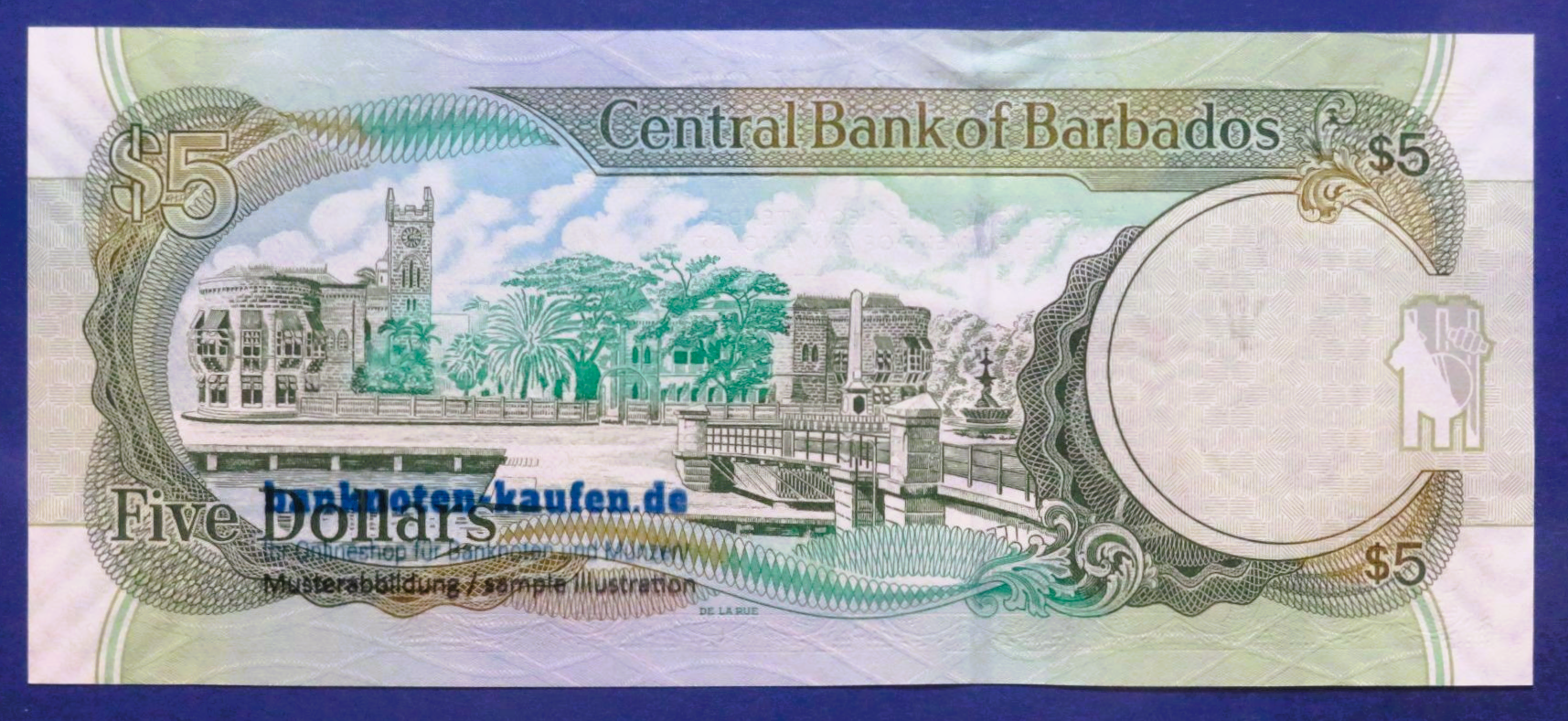 Barbados, 5 Dollars, 2007, uncirculated (UNC), P-67a
