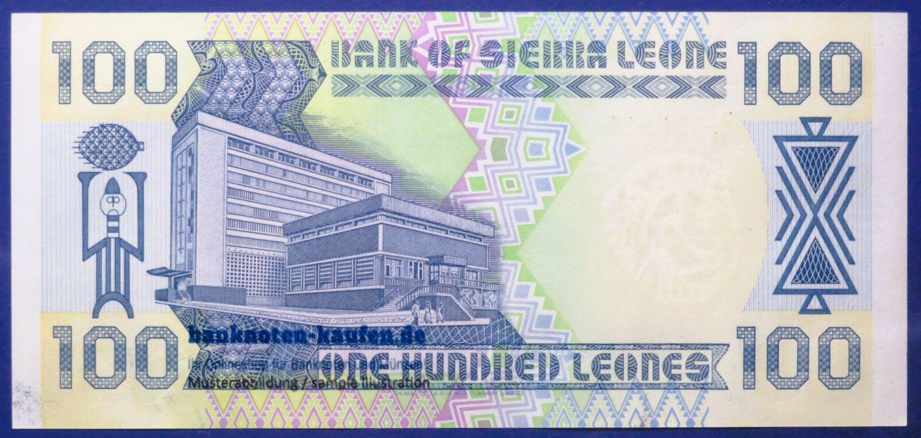 Sierra Leone, 100 Leones, 1990, fast kassenfrisch (AU), P-18c