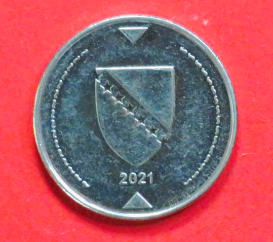 Bosnien-Herzegowina:  1 Marka, 2000+, gebraucht (used / ss-vz), # 124