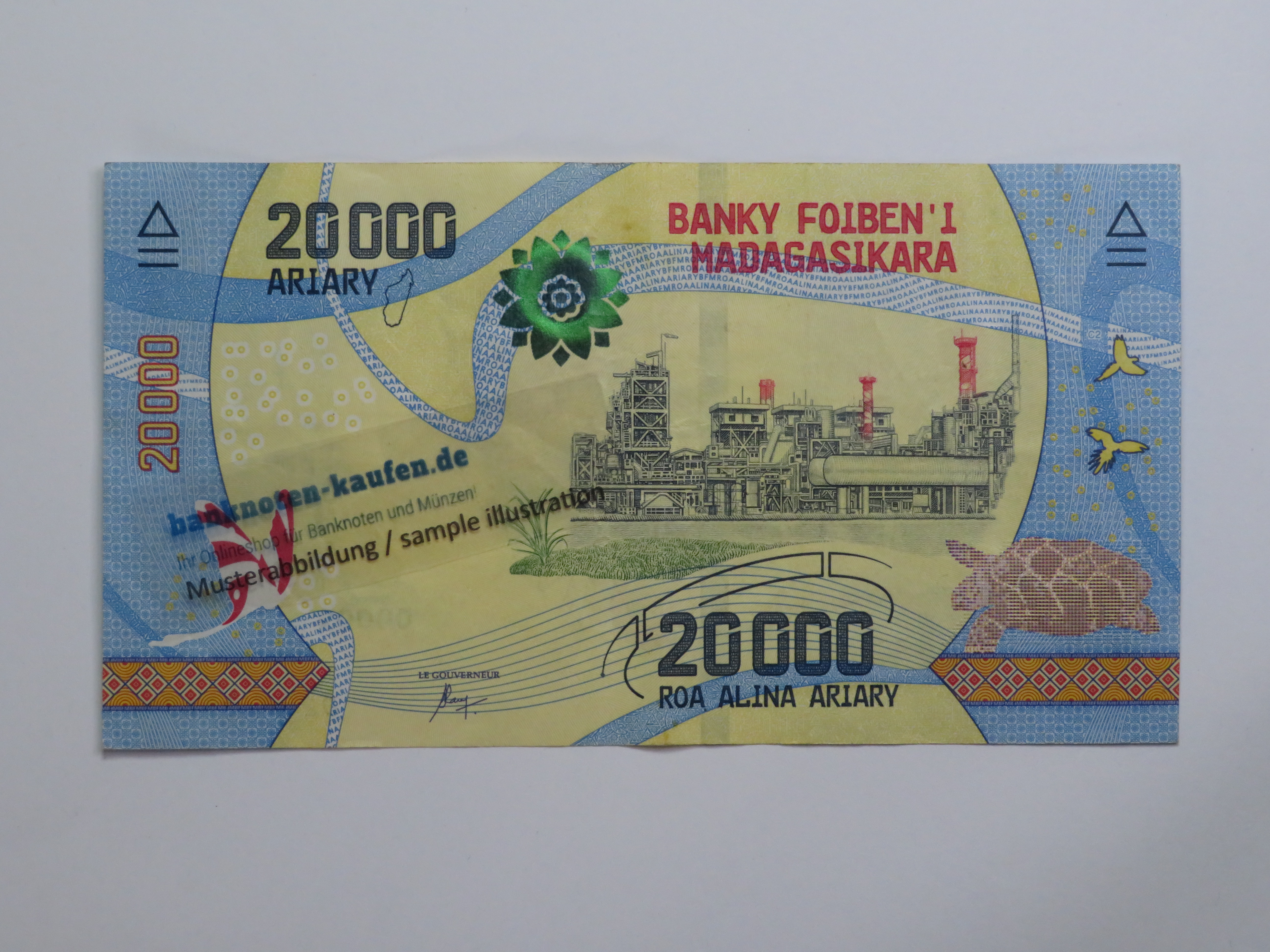 Madagaskar - 20,000 Ariary, 2017ND, circulated (USED / VF), P-104