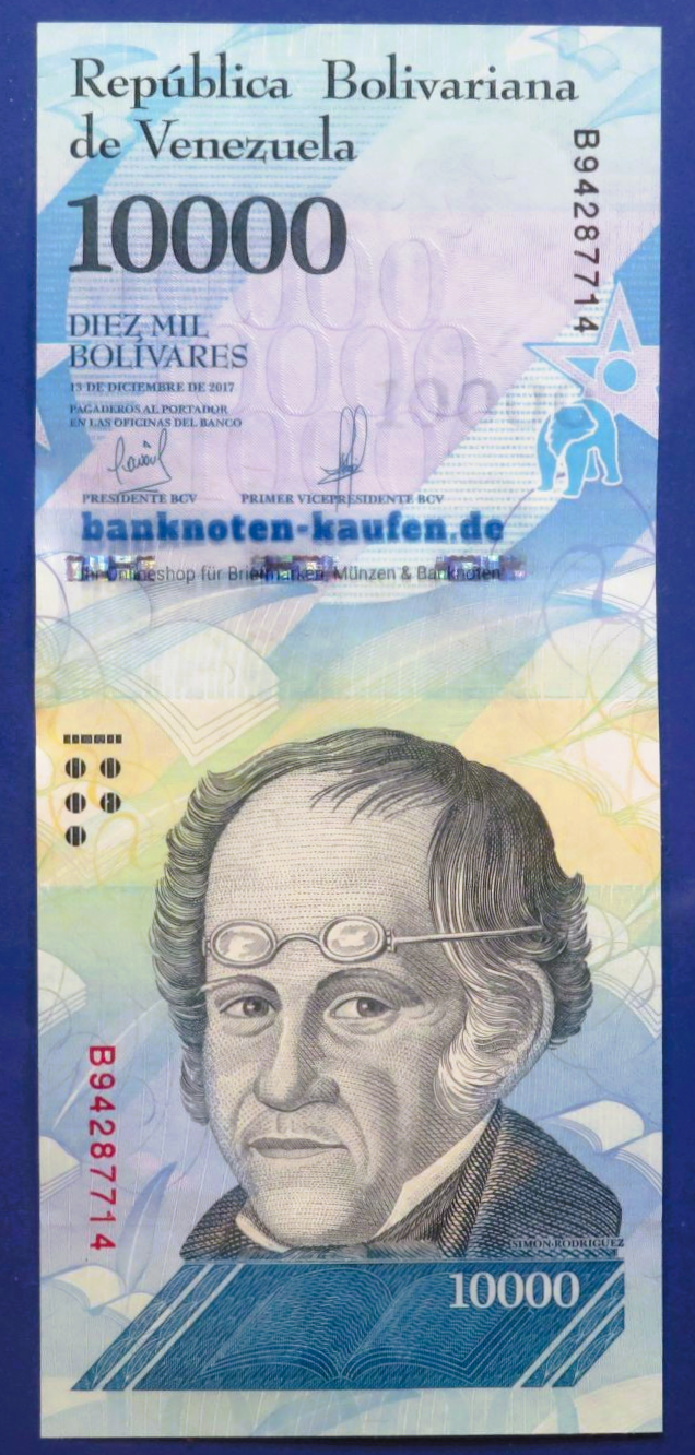 Venezuela - 10,000 Bolivares fuerte, 2017, uncirculated (UNC), P-98