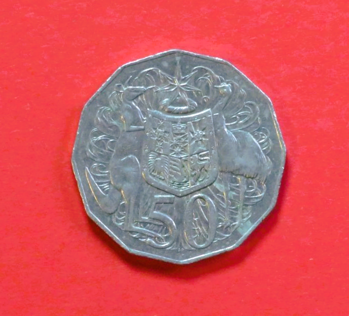 Australia: 50 Cents, 1985-1998, circulated (USED / vf)