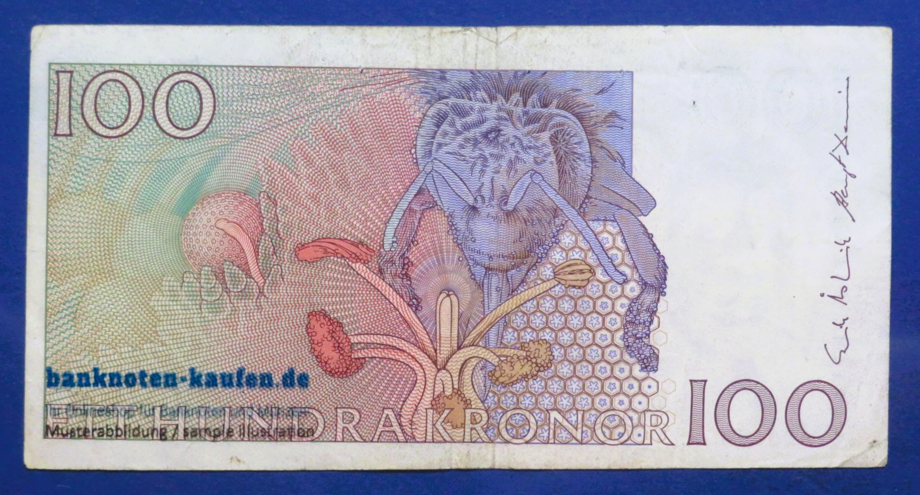Sweden, 100 Kronor, 1986, circulated (USED / F), P-57a