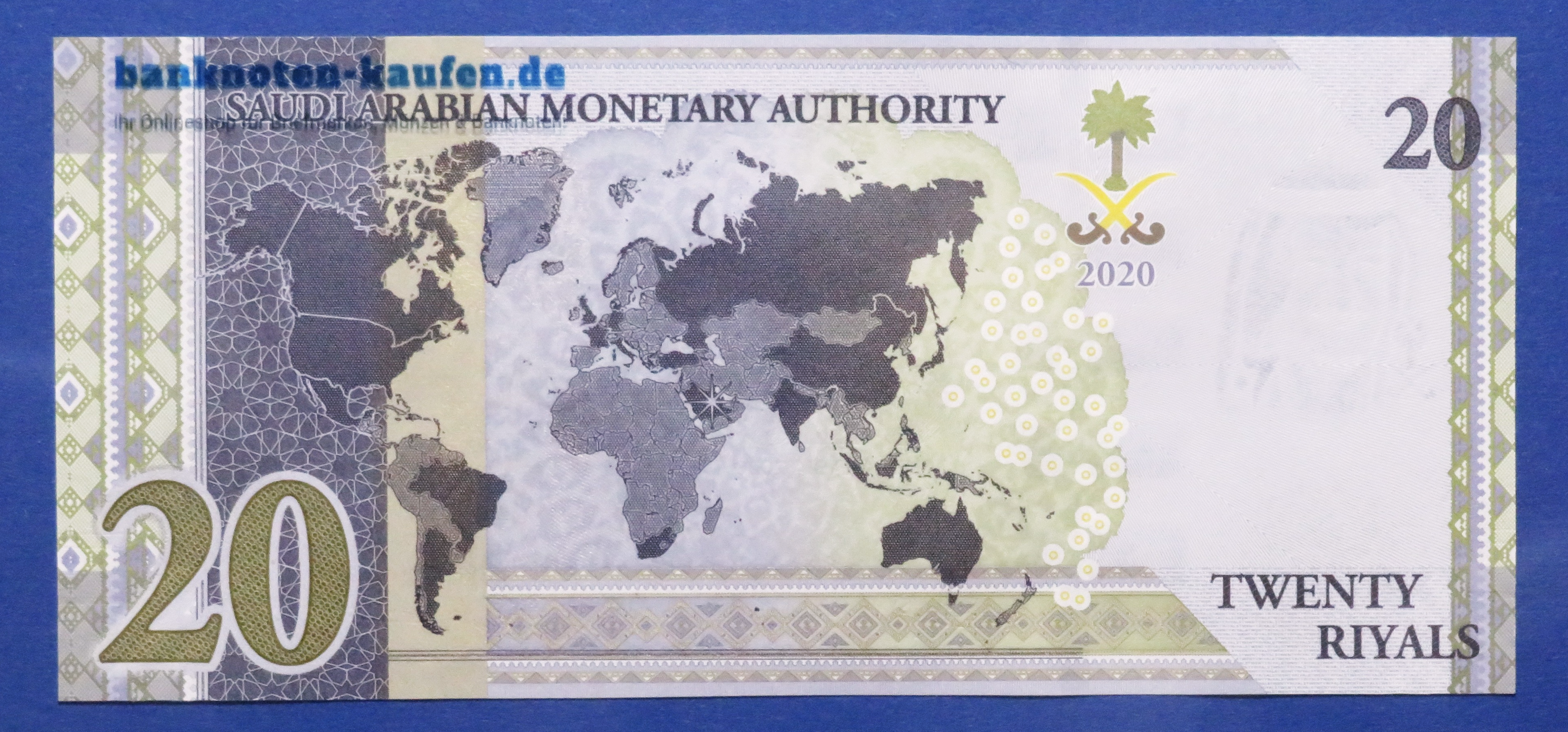 Saudi Arabia, 20 Riyals, 2020, uncirculated (UNC), Commemorative issue, P-44a