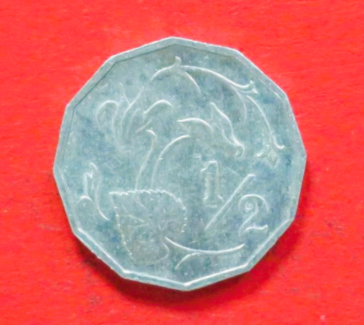 Zypern:  1/2 Cent, 1983, gebraucht (used / ss-vz), # 52