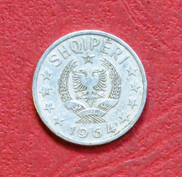Albania, 50 Qindarka, 1964, circulated (used / vf+), # 42