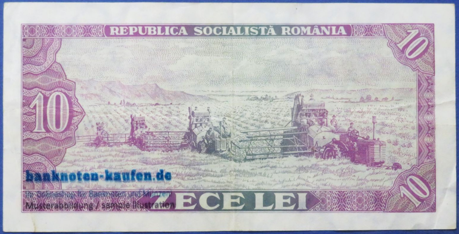 Rumänien, 10 Lei, 1966, gebraucht (USED / VF), P-94
