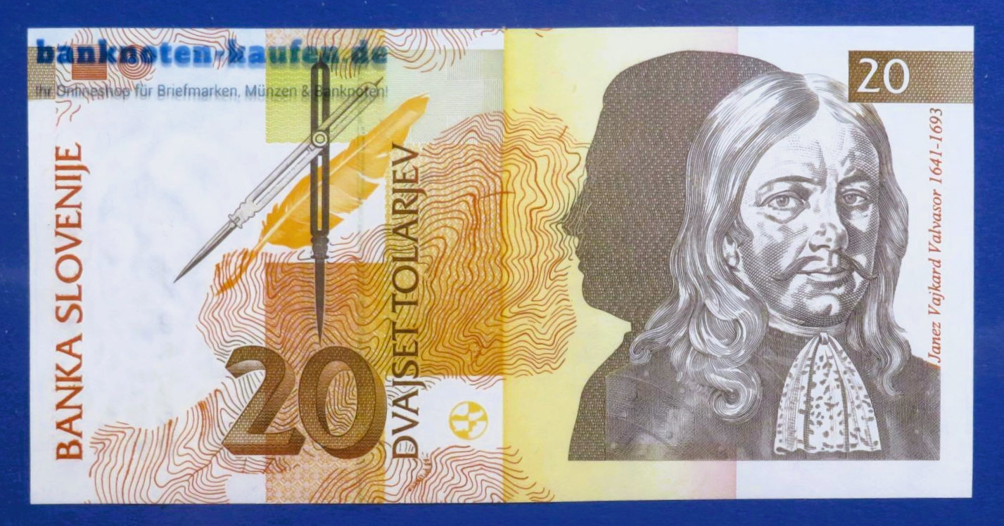 Slovenia, 20 Tolarjev, 1992, uncirculated (UNC), P-12