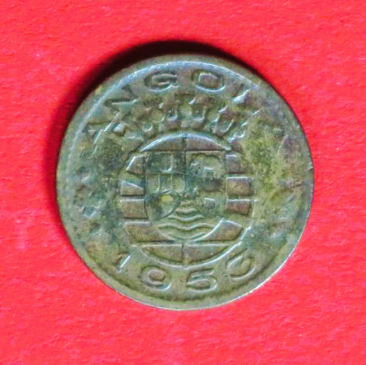 Angola, 50 Centavos, 1953, circulated (USED / vf), #15