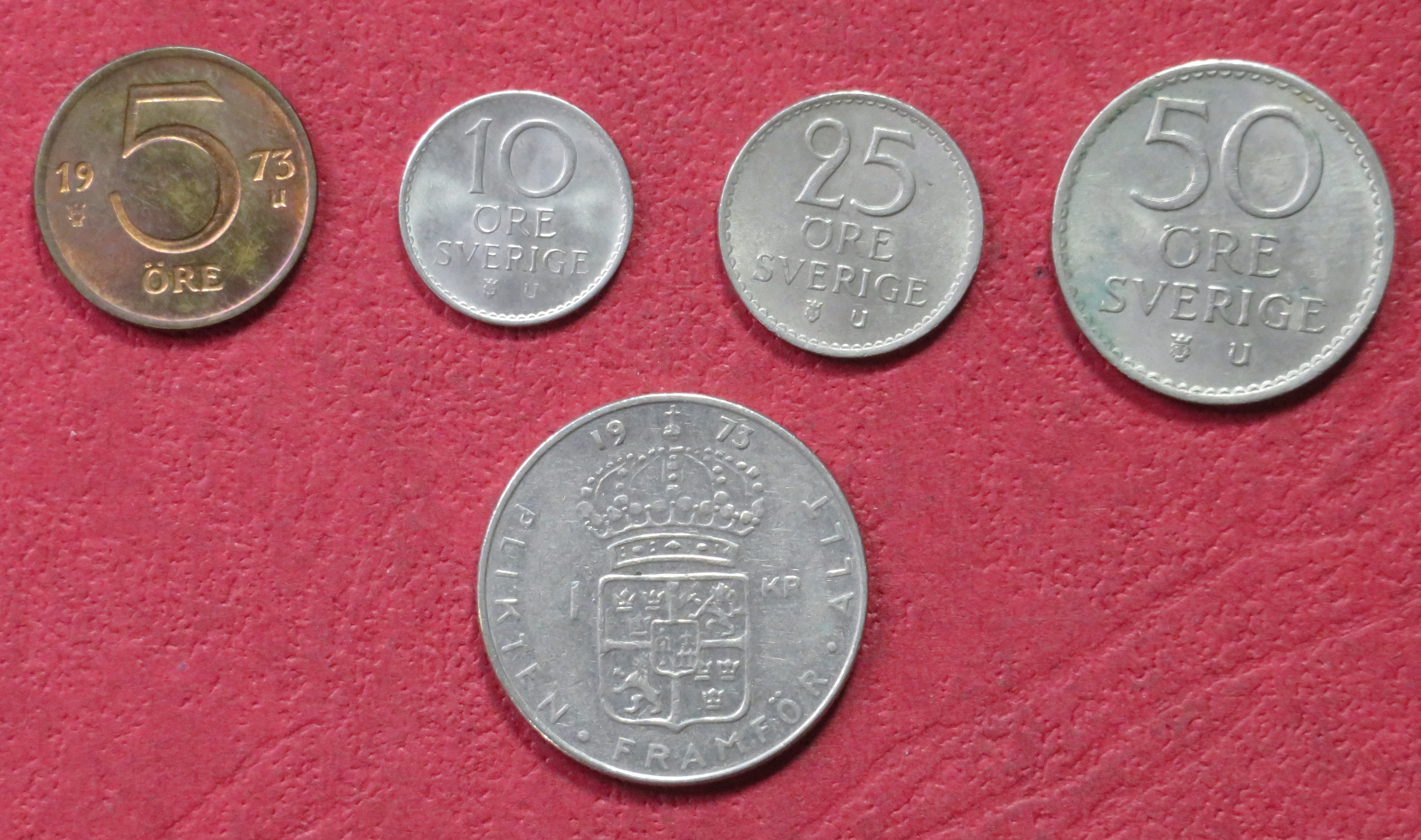Colombia - Coin Set 1974-1981 - USED
