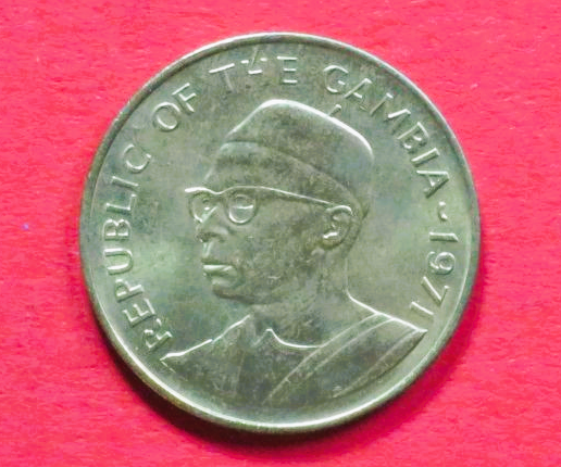Gambia, 10 Bututs, 1971, circulated (used / vf-xf), # 10