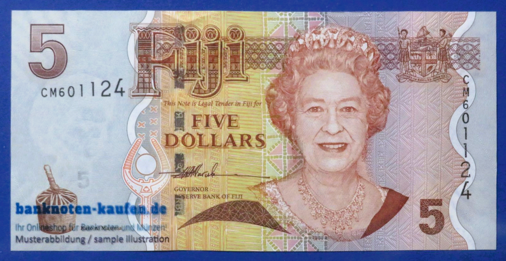 Fiji, 5 Dollars, 2007ND, uncirculated (UNC), P-110