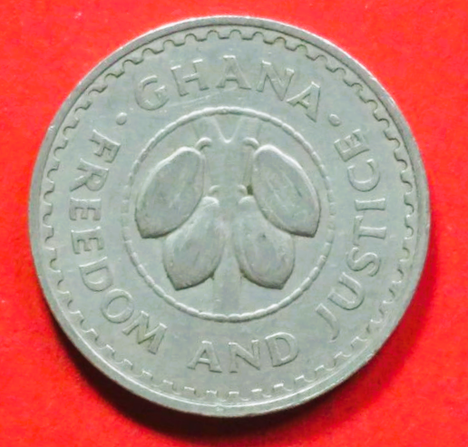 Ghana: 20 Pesewas, 1967-1979, gebraucht (used / ss), # 17