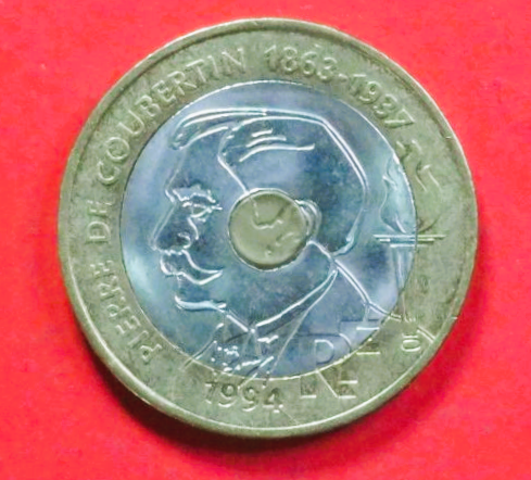 Frankreich: 20 Francs, 1994, gebraucht (used / ss+), Gedenkausgabe, # 340
