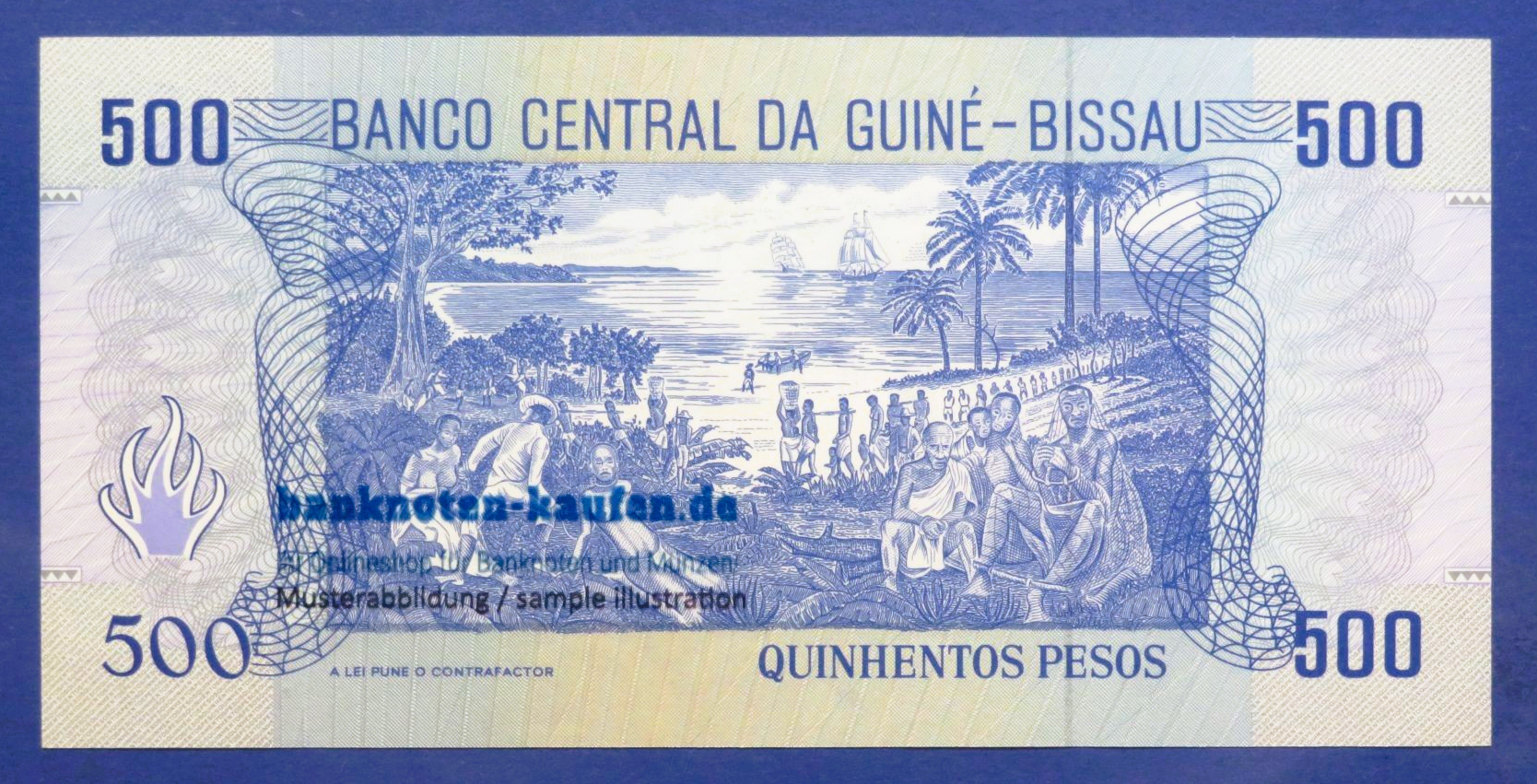 Guinea-Bissau, 500 Pesos, 1990, uncirculated (UNC), P-12