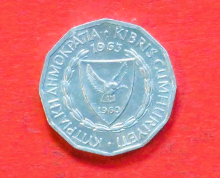 Zypern:  1 Mil, 1963-1972, gebraucht (used / ss-vz), # 38
