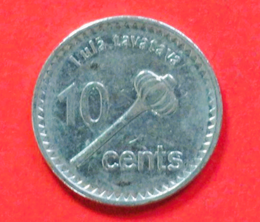 Fidschi: 10 Cents, 2012+, gebraucht (used / ss-vz), # 197