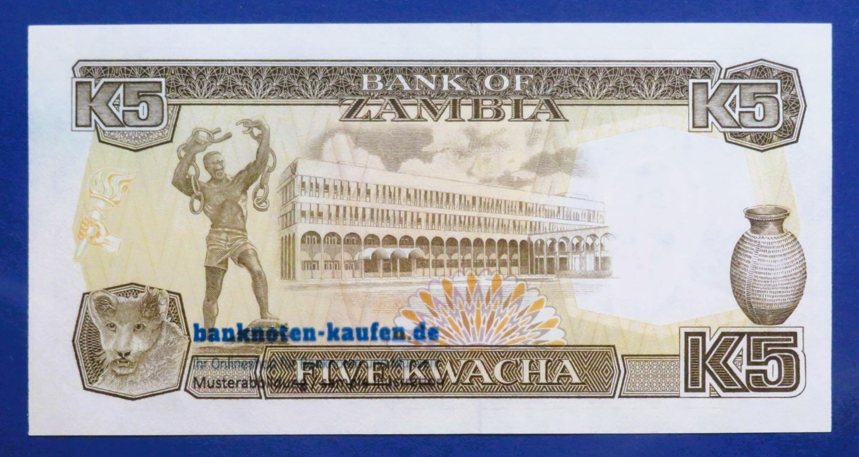 Zambia, 5 Kwacha, 1989ND, uncirculated (UNC), P-30