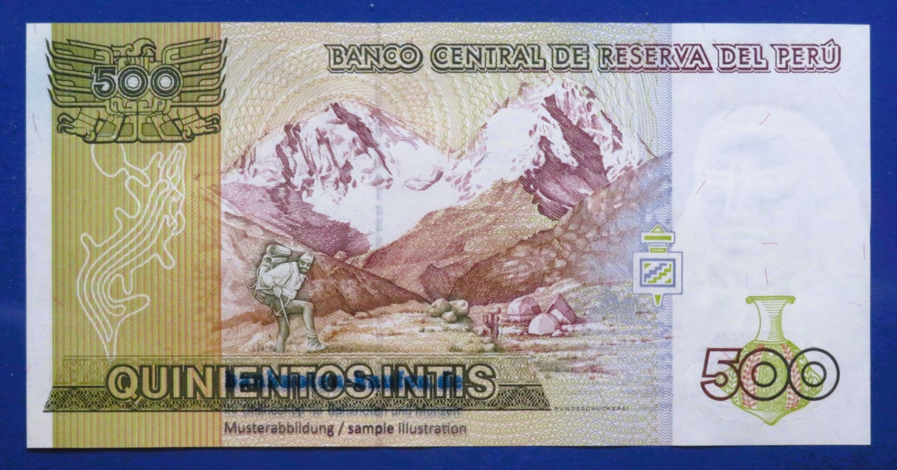 Peru, 500 Intis, 1987, fast kassenfrisch (AU), P-134b