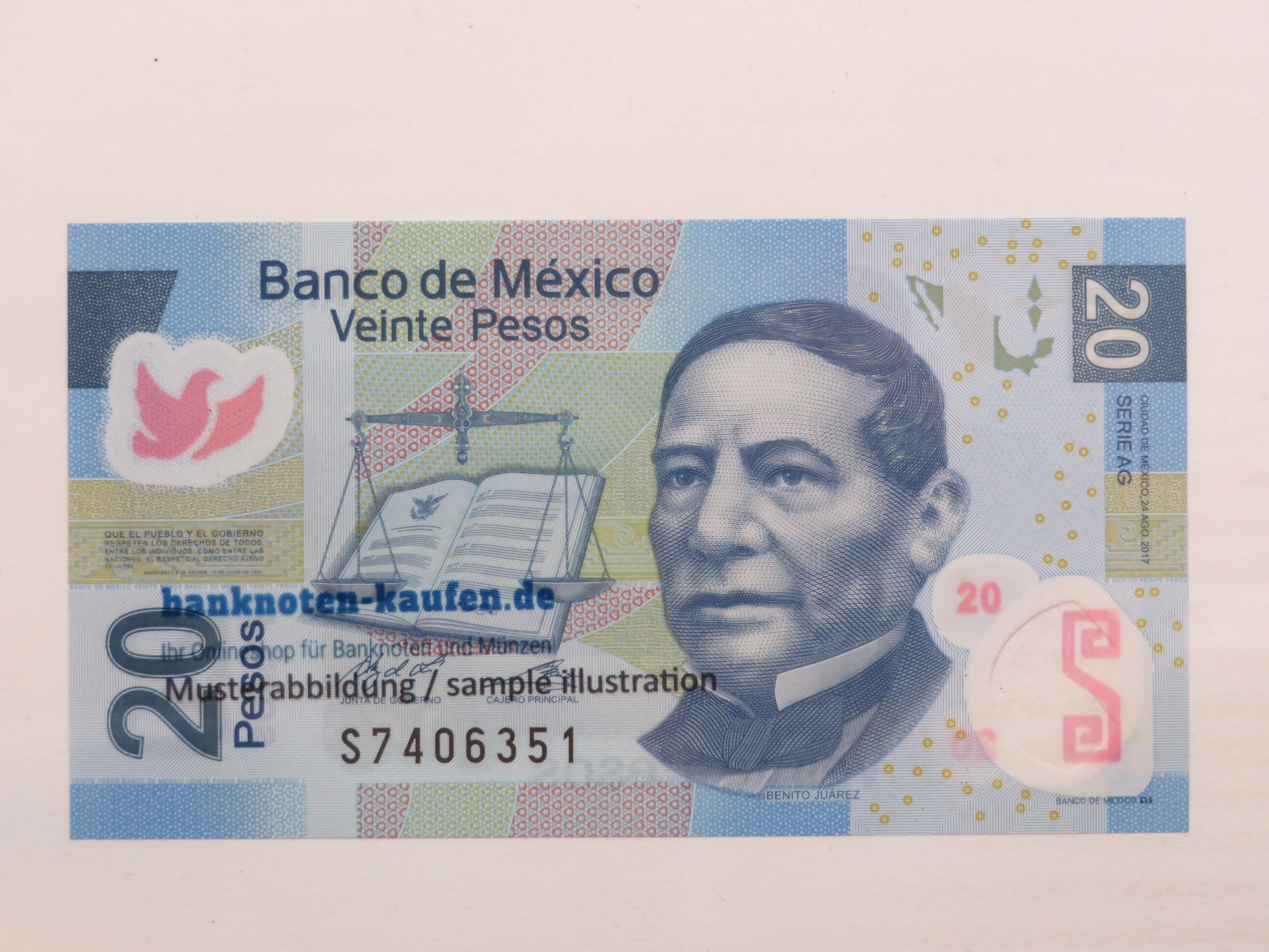 Mexico - 20 Pesos - UNC