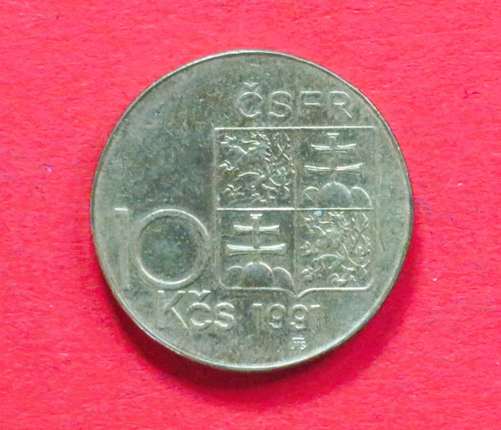 Tschechoslowakei (CSFR): 10 Korun, 1991-1993, gebraucht (used / vz), M. R. Stefanik, # 158