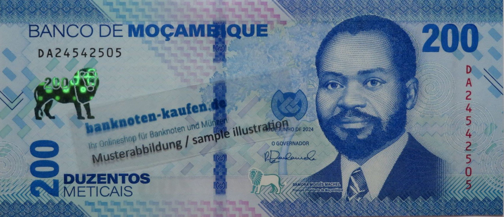 Mozambique, 200 Meticais, 2024, uncirculated (UNC)
