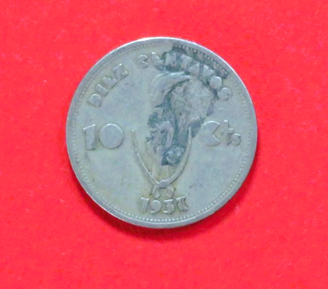 Bolivien, 10 Centavos, 1937, gebraucht (used / ss)