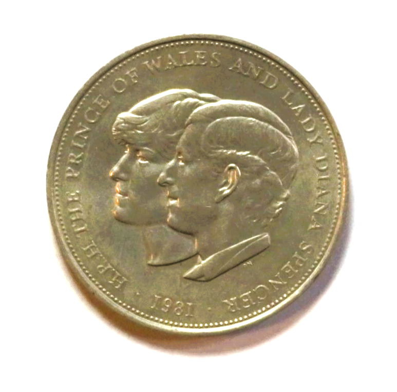 Great Britain - EZM 7: 1 Crown-coin, 1981, circulated (USED / vf), Commemorative issue