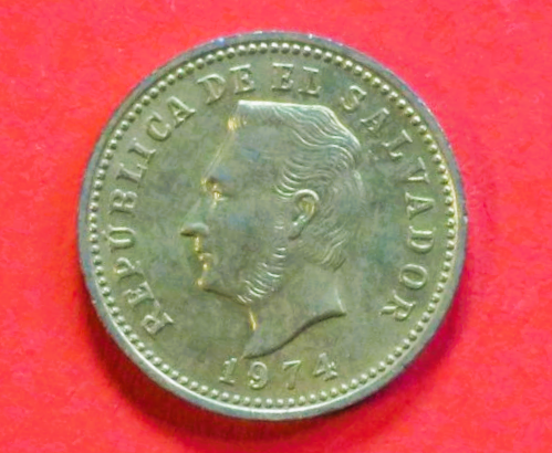 El Salvador: 3 Centavos, 1974, gebraucht (used / ss+), # 20