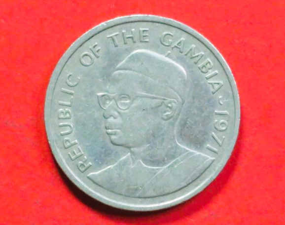 Gambia, 25 Bututs, 1971, gebraucht (used / ss), # 11